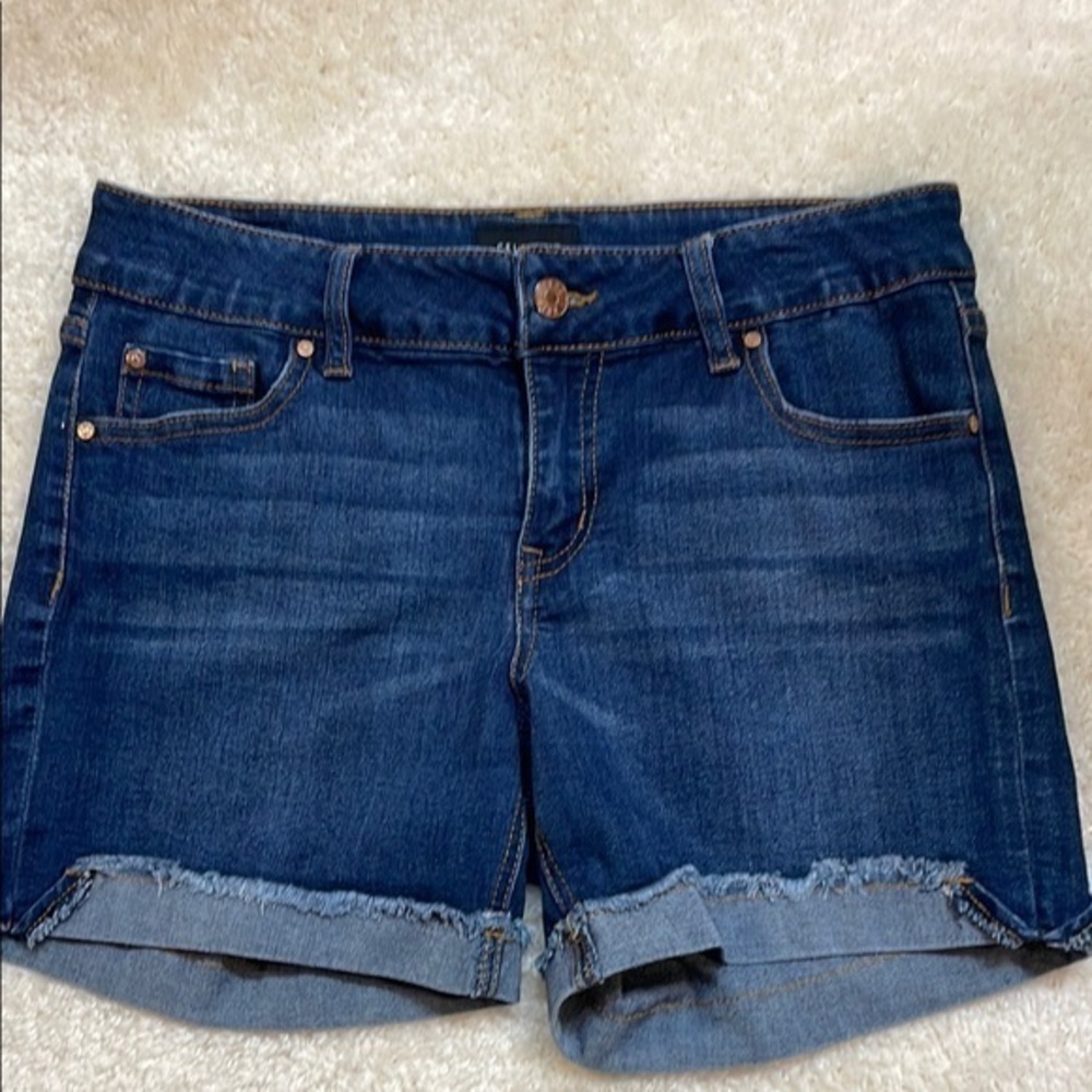 Celebrity pink Womens Denim Jean Cuffed Shorts Sz 7